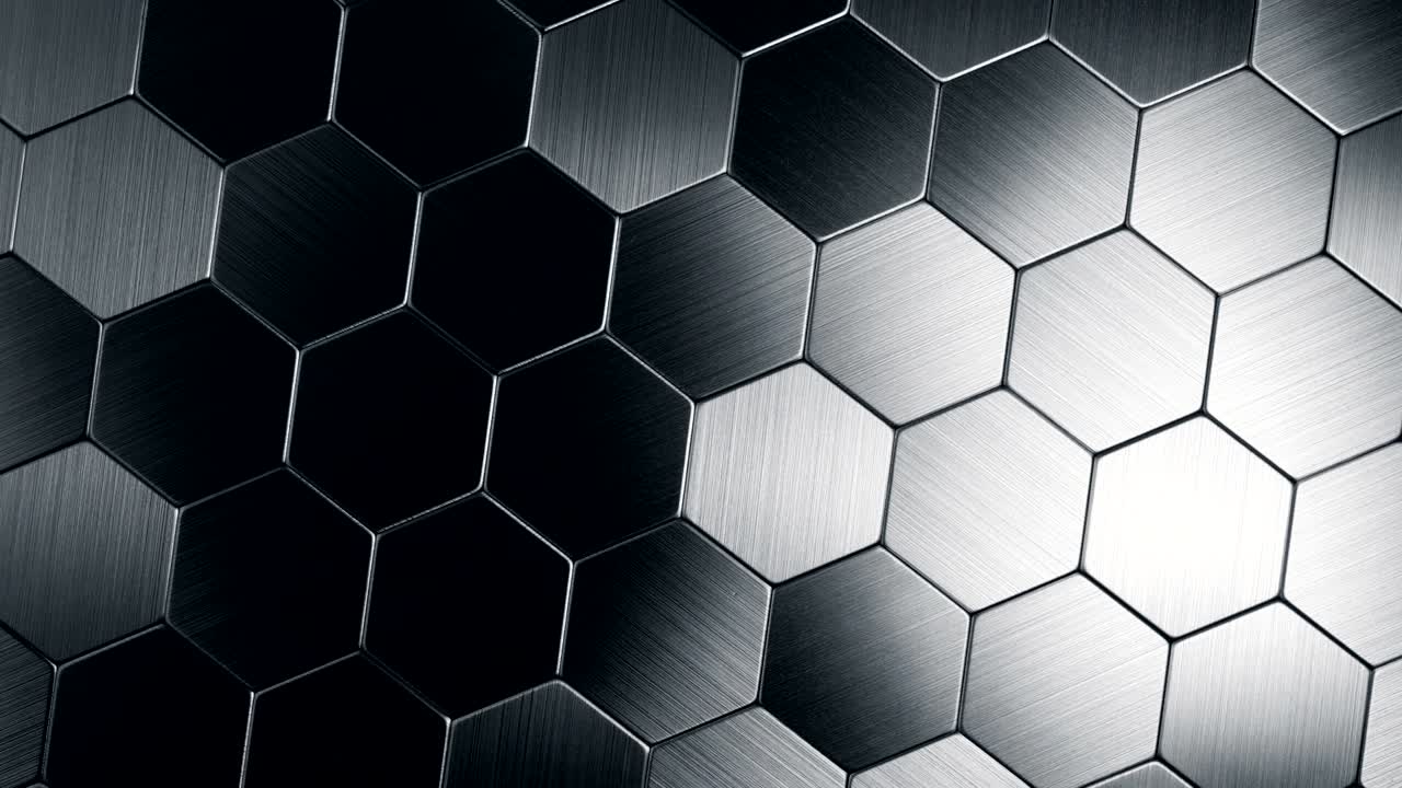 Abstract hexagons background.