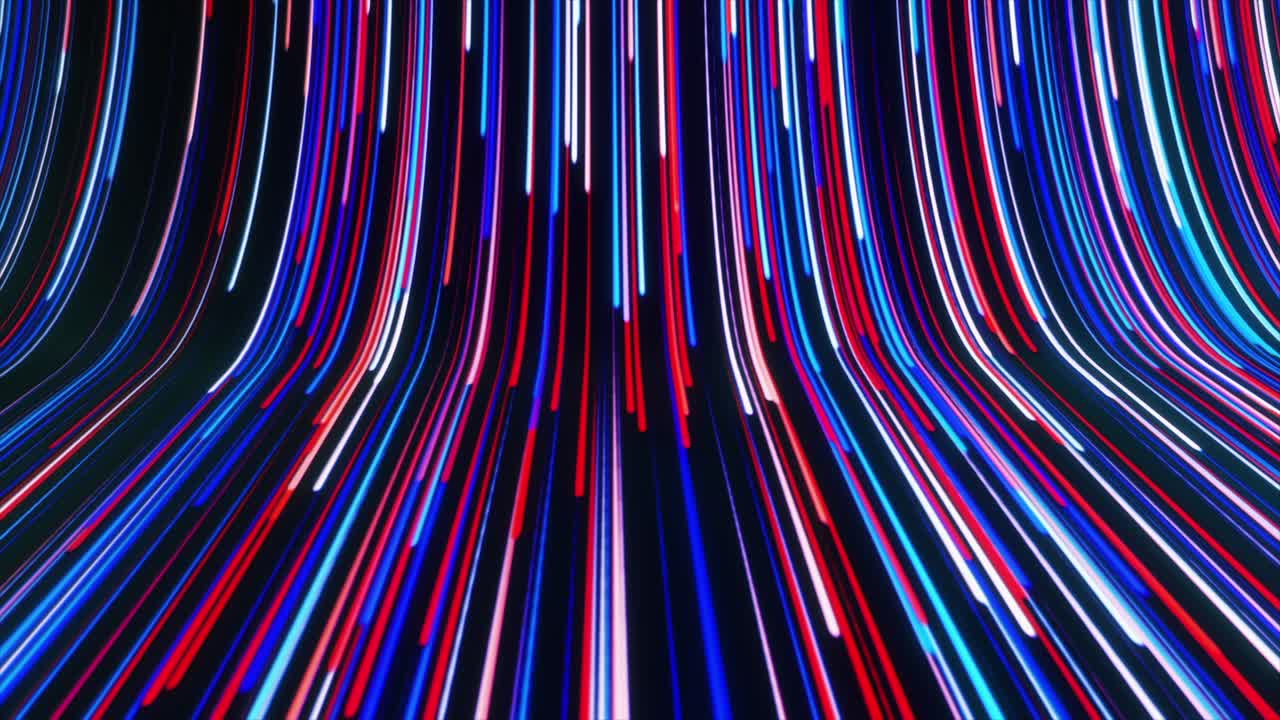 Abstract Colorful Lines Background