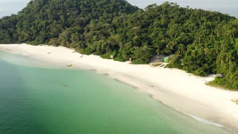 paradise beach view from above, campeche island, florianopolis, santa catarina, brazil