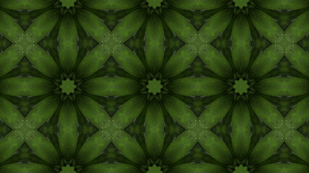 3d en bucle abstracto ornamentado fondo decorativo. caleidoscopio hipnótico.