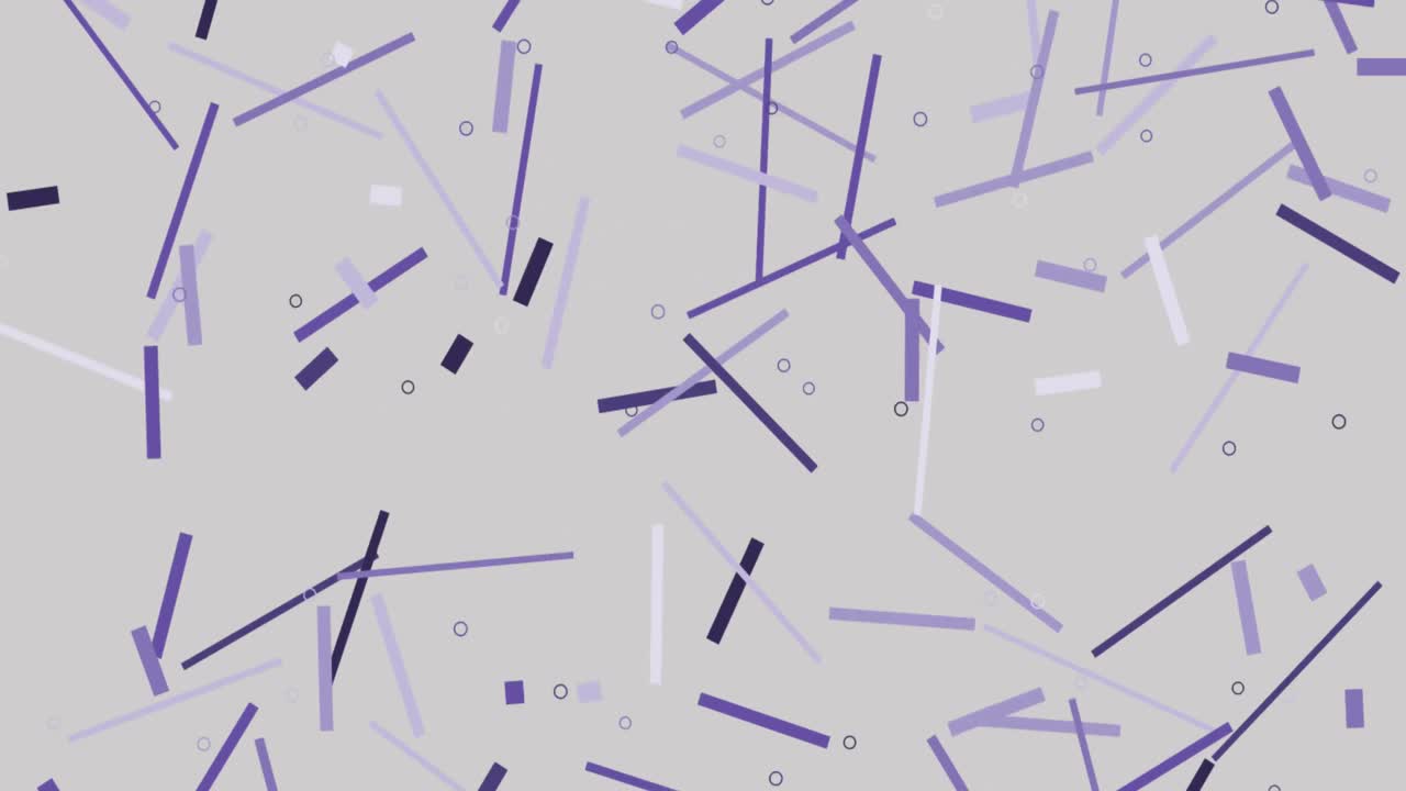 animación digital de rastros de luz sobre líneas púrpuras contra un fondo gris