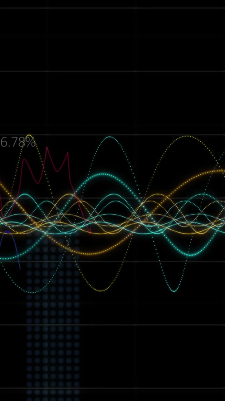 Animation of data processing over digital human