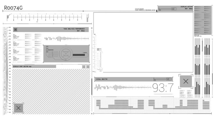 Animation of a tech interface