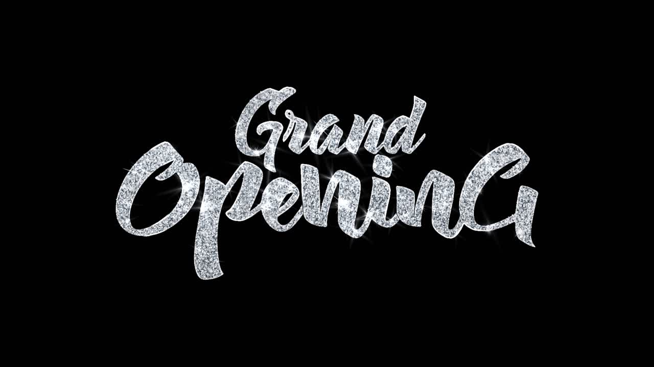 Grand Opening Sparkle Graphic Design