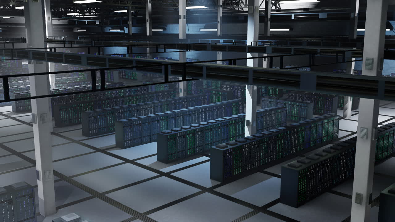 Enterprise server farm delivering processing capacity for AI powered automation