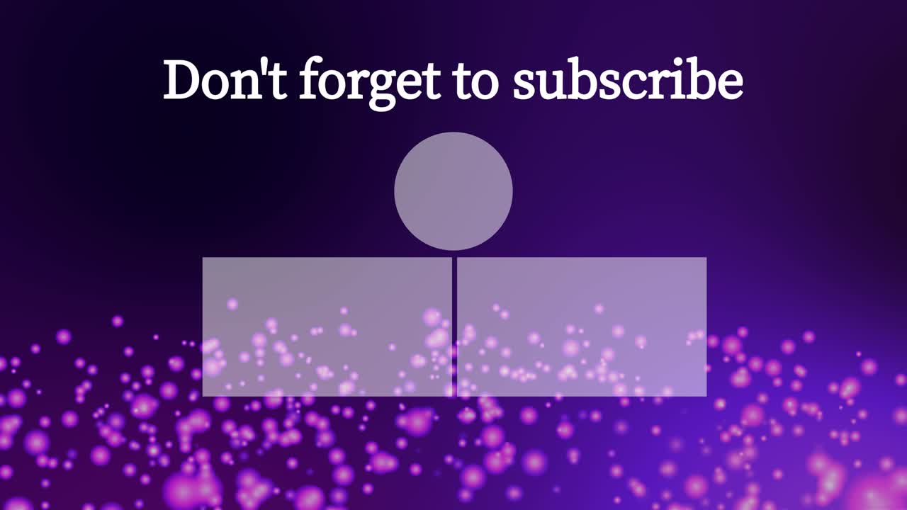 gráficos de movimiento de pantalla de extremo de tarjeta de punto flotante luminoso