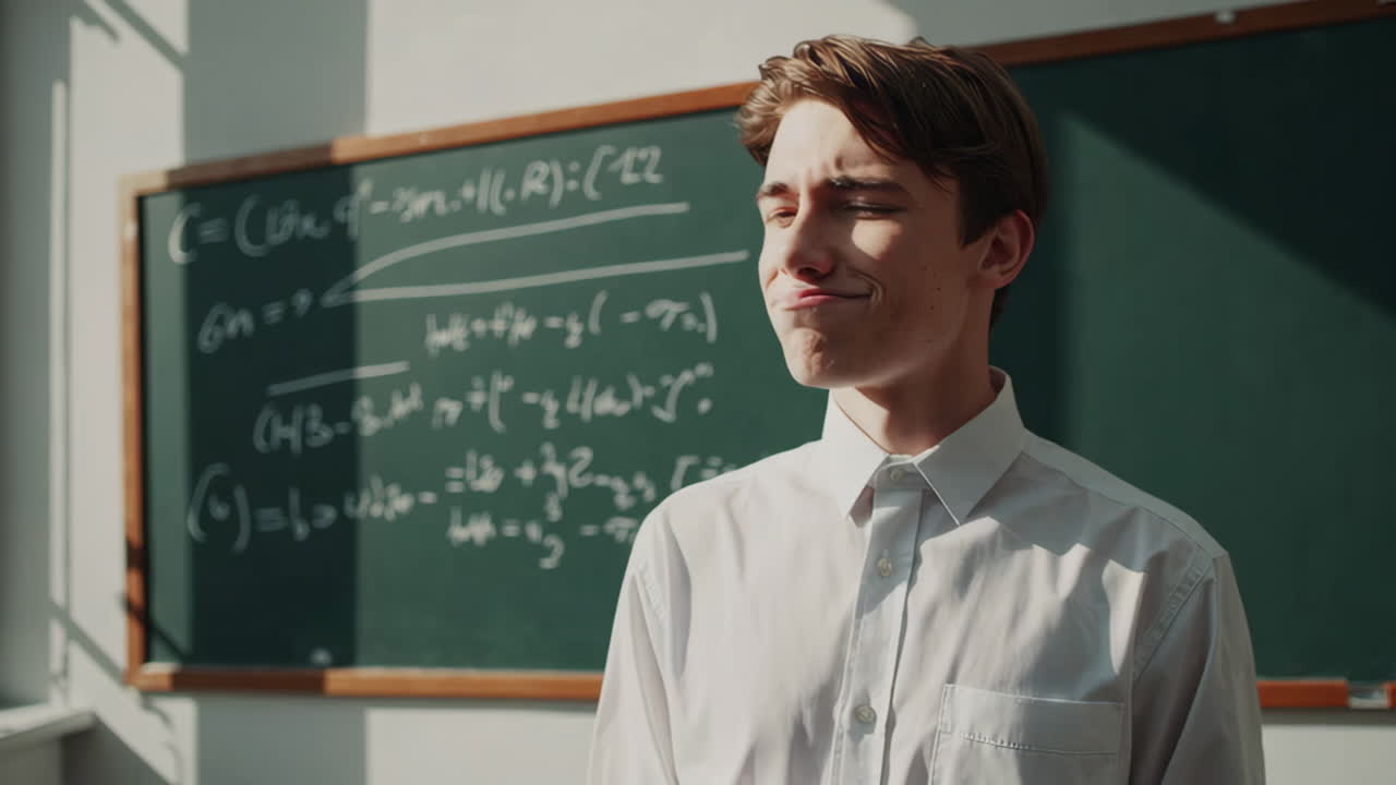 Estudiante en el aula