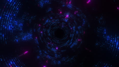 túnel digital resumido y brillante
