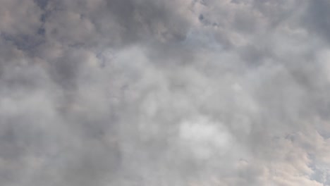 supercell thunderstorm clouds in the sky 4k