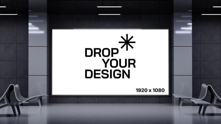 Billboard Screen Mockup