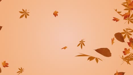 falling leaves background