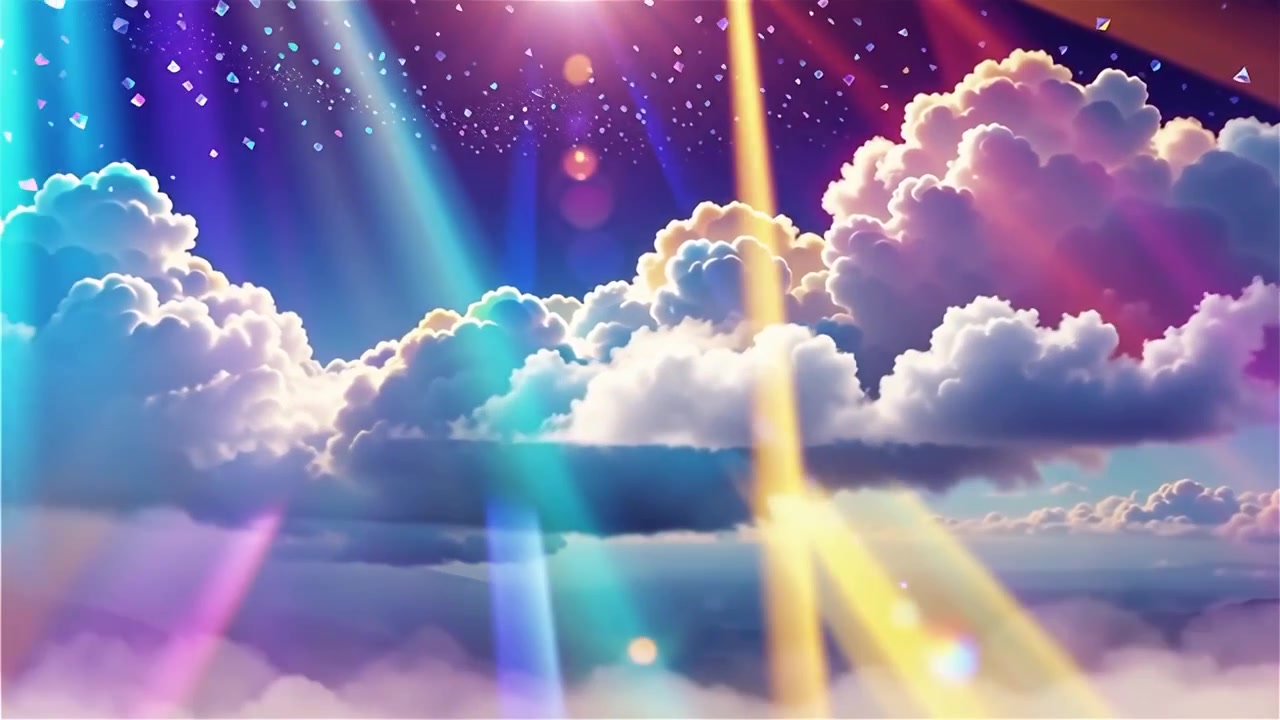 Sfondo di Adorazione Cristiana con Luce Celeste