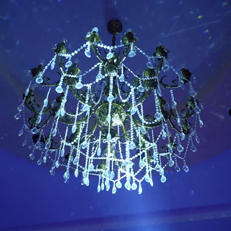 modern glass chandelier