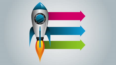 rocket start up and launcher