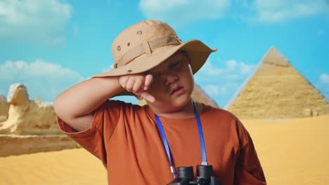 Young Explorer in Egypt