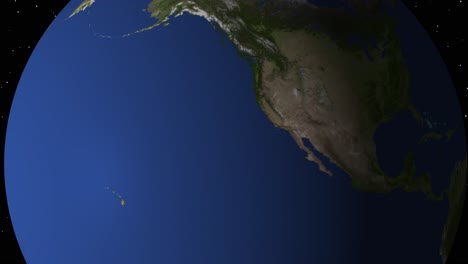 animation of earth zooming to a national park