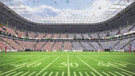 Stadium-with-confetti-falling-down