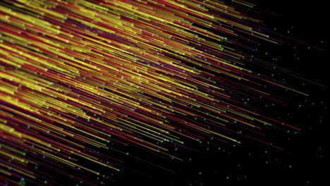 4k technology background with copy spac, fiber optic cables global data transfer background loopable