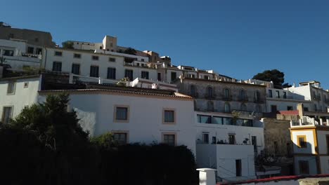 vista de la ciudad alta de ibiza