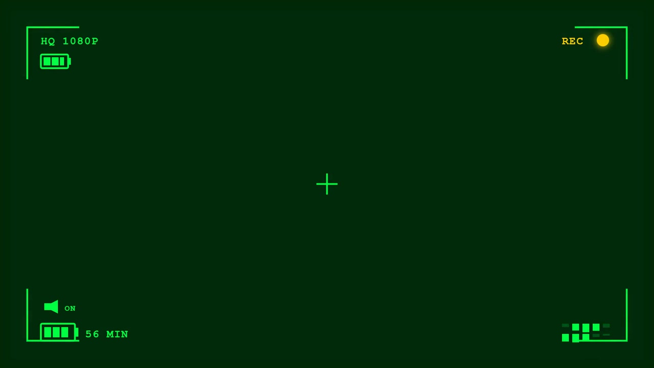 Digital Camera Viewfinder Overlay with Recording Interface