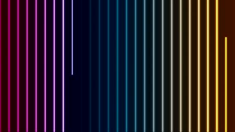 colorful neon laser lines tech retro video animation