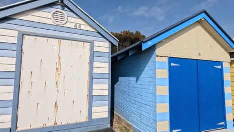 vibrant beach boxes along mornington peninsula