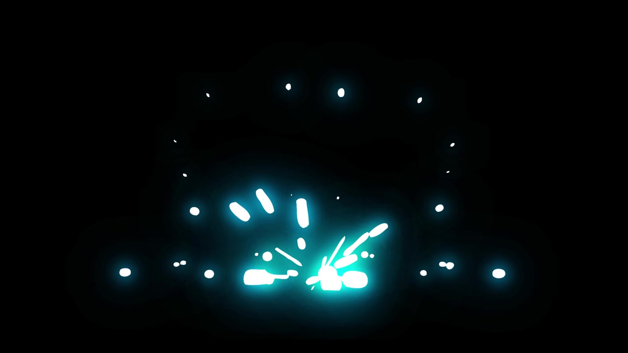 Explosion Spread Cartoon Highlight Elements Animation 3 Step