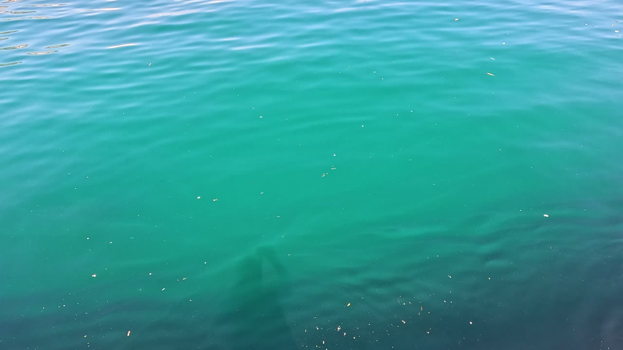 표면에 미묘한 파동이있는 은 색 물