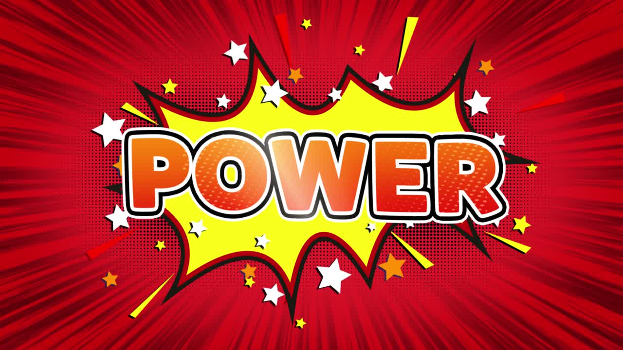 Comic Book Style Power Text Effect