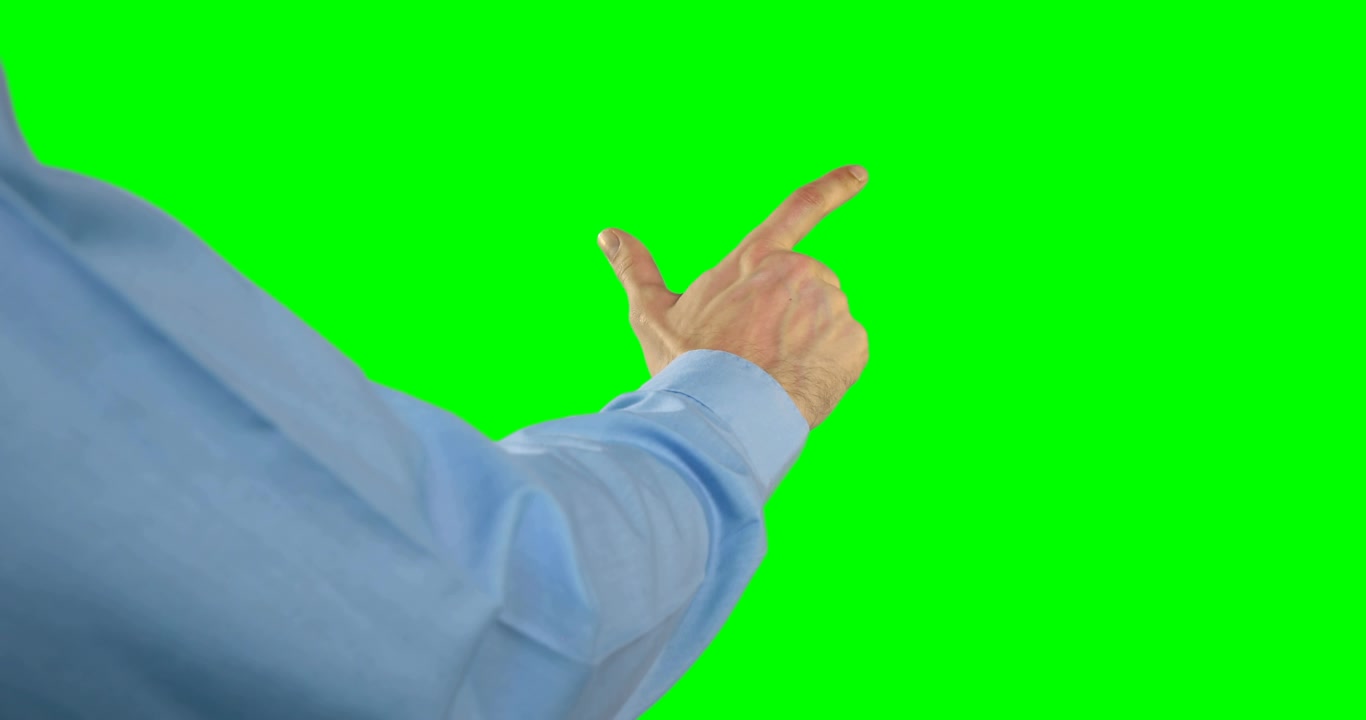 Mano di un uomo che tocca uno schermo digitale 4k