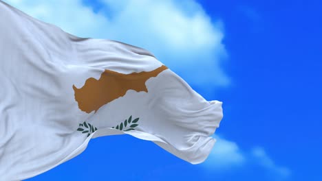 seamless loop of cyprus flag.