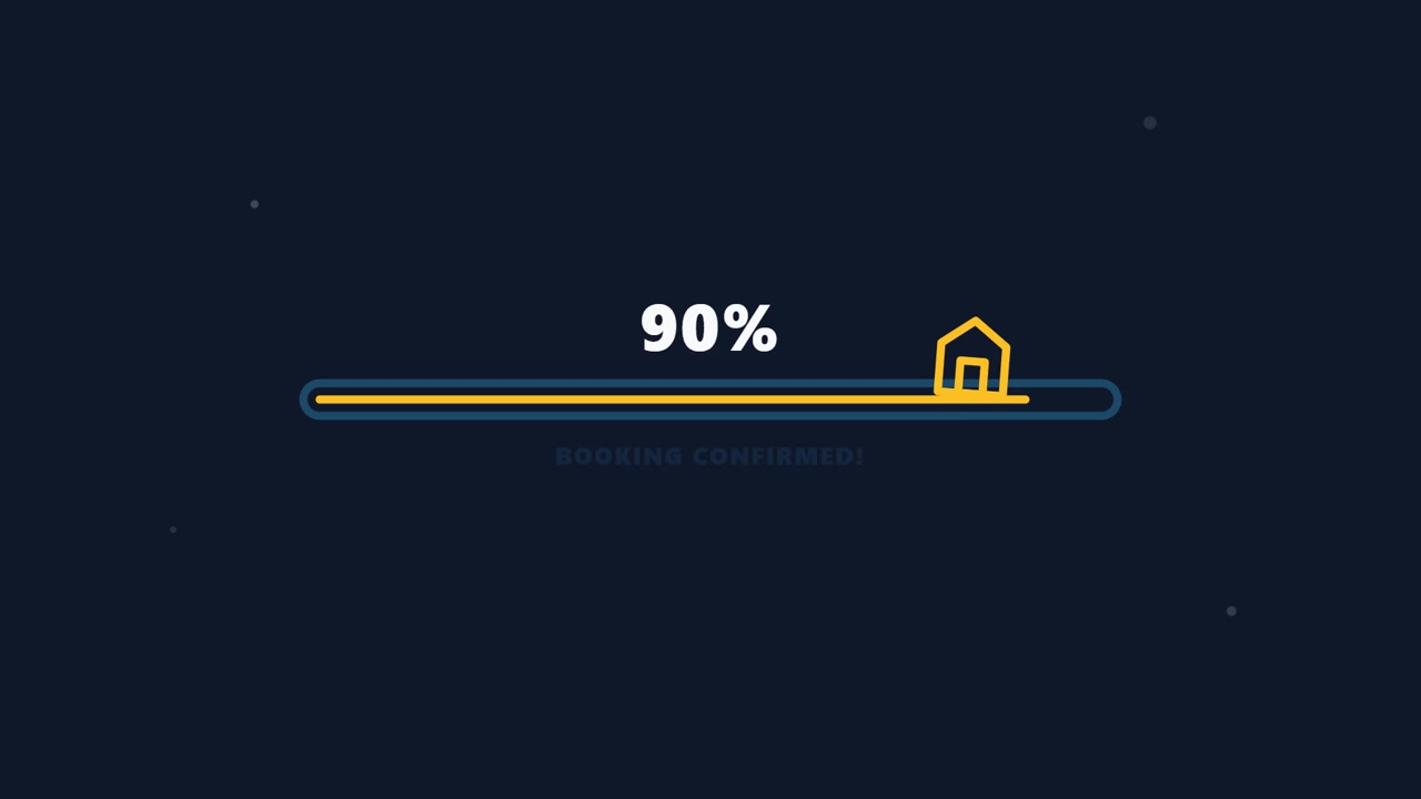 Digital Loading Bar for Real Estate Booking Process