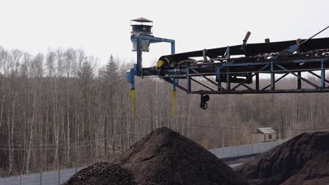 industrial quarry mine extracting sand from rock - steady shot