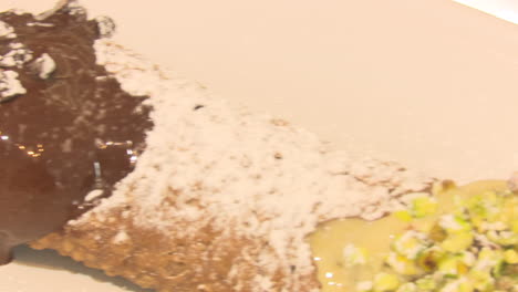 chocolate cone dessert