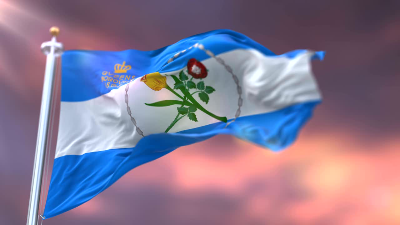 미국 뉴욕 시의 해가 지는 스 카운티의 발 - 루프