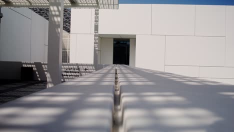 modern architecture of the museum of islamic art, doha, qatar