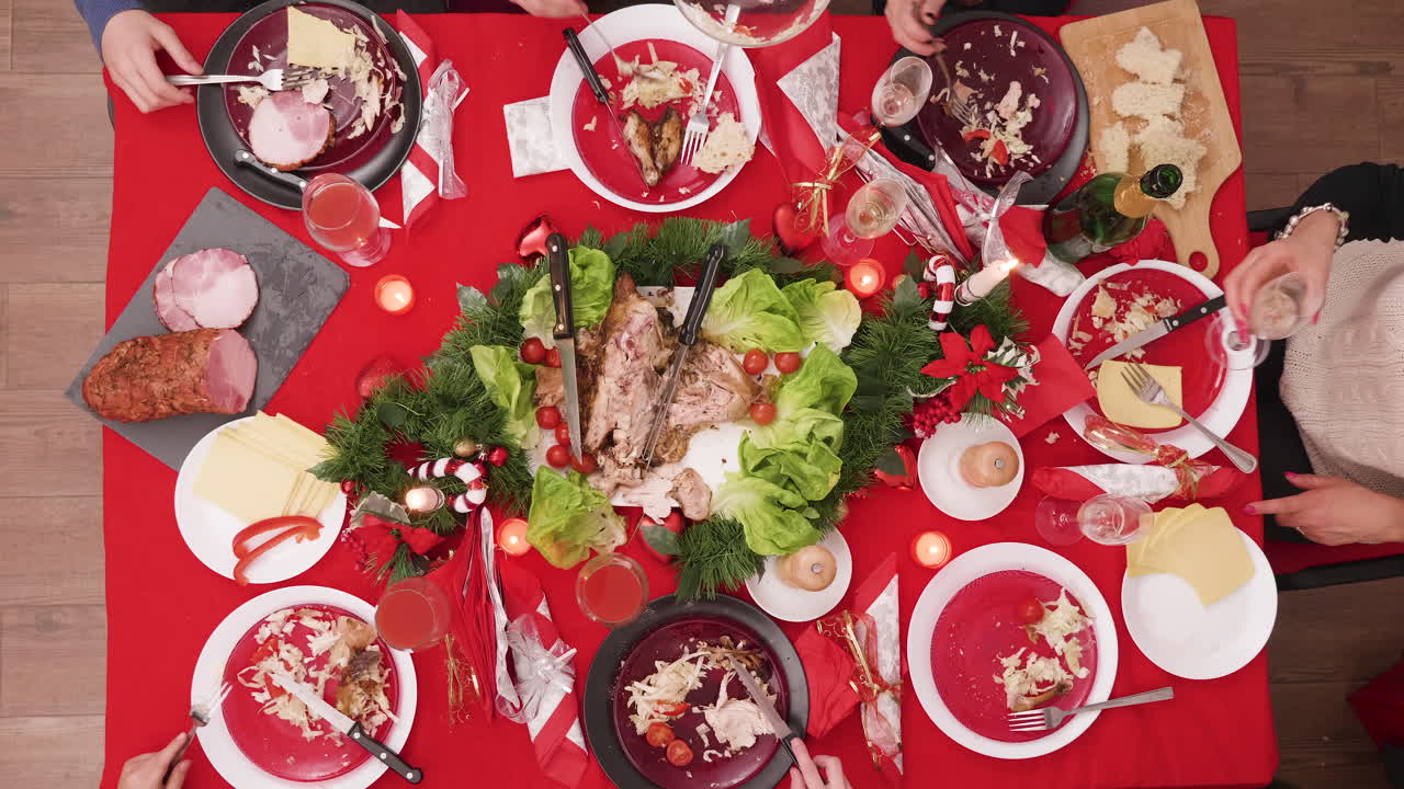 Festive Holiday Dinner with Family