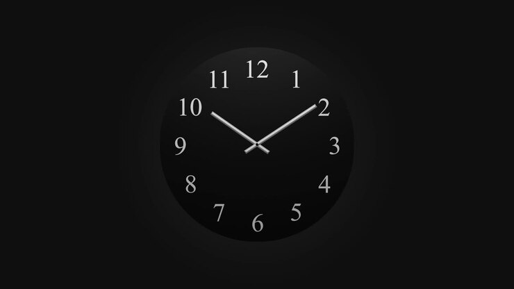 Clock Counting Down 24 Hour Day Fast Speed Time-lapse 4K HD