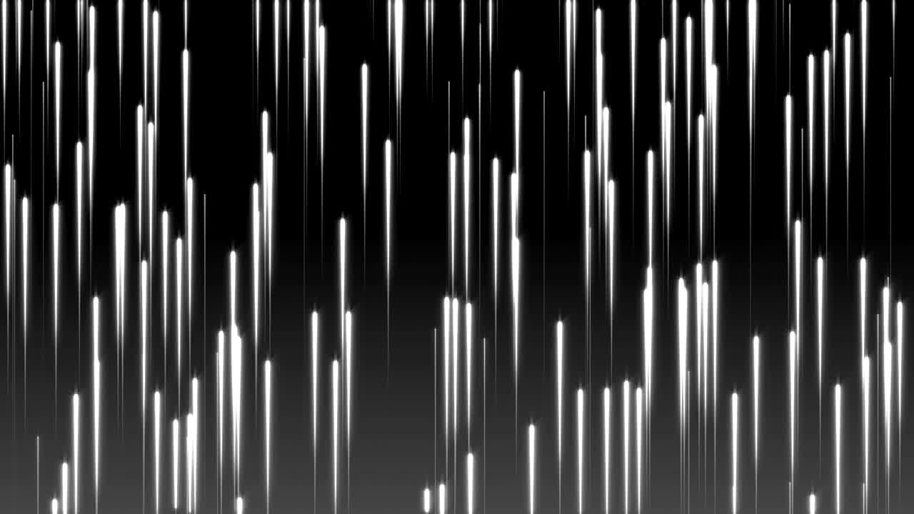 추상적으로 위로 날아가는 반이는 입자들