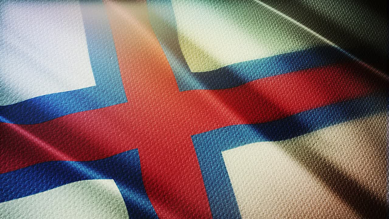 파로 섬의 발은 바람에 흔들리는 3d 애니메이션입니다.