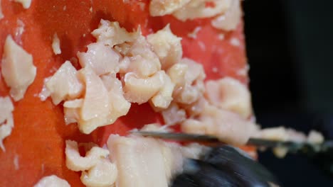 preparación de pollo para cocinar