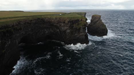 steep cliffs on irish coastline