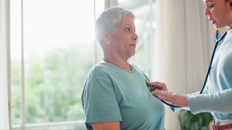 Doctor,-stethoscope-and-senior-woman-breathing