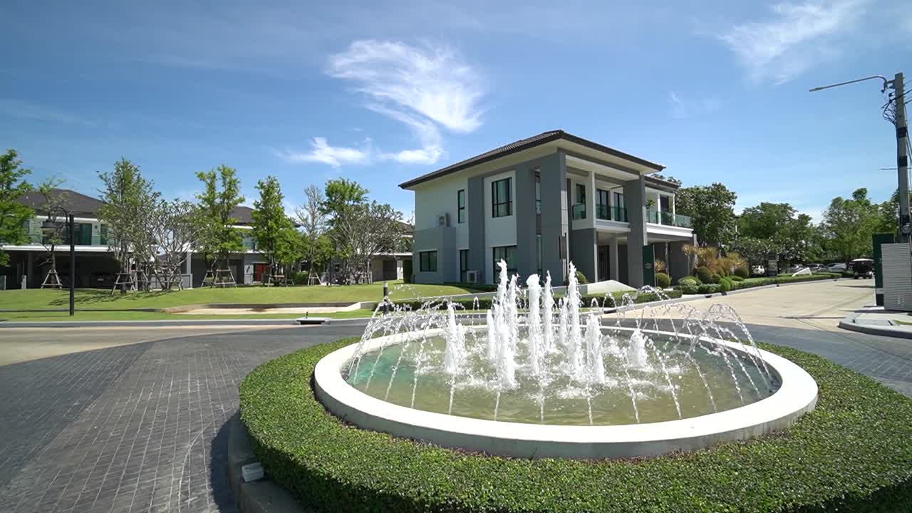 diseño exterior de casa gris moderno y elegante, sin gente-3