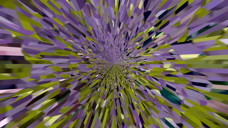 Futuristic zoom effects, infinity or seamless loop. Animation of an abstract zooming dynamic technology concept background.