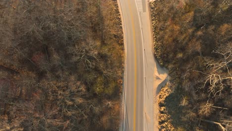 Aerial-drone-track-toward-the-beach-at-Pere-Marquette