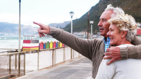 Pareja-Mayor-Disfrutando-Juntos-En-La-Playa