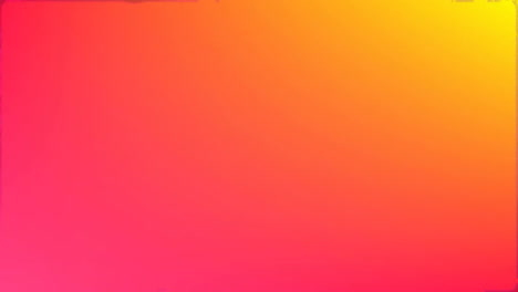 animation of colourful paints moving on orange background