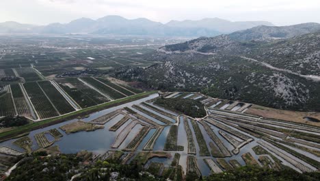 The-mountains-and-farm-land-in-Croatia