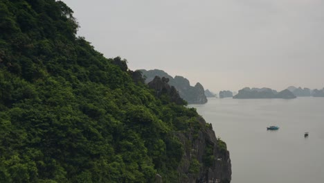 ha long bucht auf dem luftweg 34